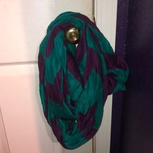 Blue and Purple infinity scarf
